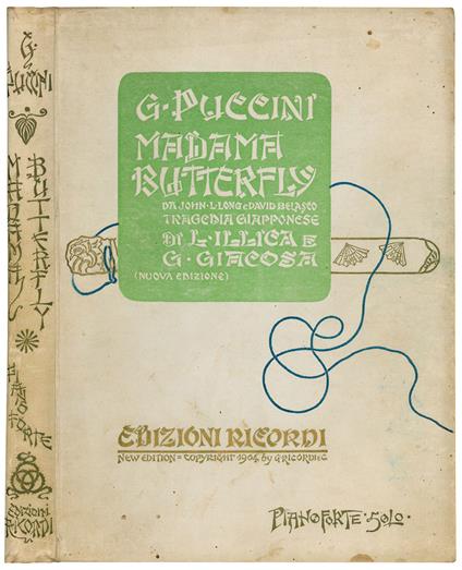 Madama Butterfly (da John L. Long e David Belasco). Tragedia giapponese di L. Illica e G. Giacosa. Musica di Giacomo Puccini. Opera completa ... Nuova edizione. Riduzione di Carlo Carignani - Giacomo Puccini - copertina