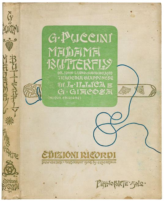 Madama Butterfly (da John L. Long e David Belasco). Tragedia giapponese di L. Illica e G. Giacosa. Musica di Giacomo Puccini. Opera completa ... Nuova edizione. Riduzione di Carlo Carignani - Giacomo Puccini - copertina
