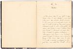 Notes des Conférences avec la T.H. Mère de Montélimart 186. Manoscritto cartaceo in lingua francese. Francia, seconda metà del XIX secolo