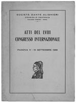 Umanità dei veneti: atti del LVIII congresso internazionale. Padova, 11-15 settembre 1966