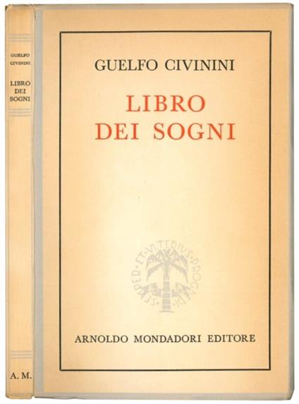 Libro dei sogni - Guelfo Civinini - copertina
