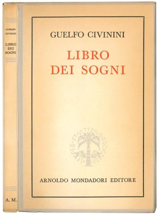 Libro dei sogni - Guelfo Civinini - copertina
