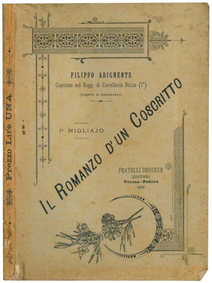 Il romanzo d'un Coscritto - Filippo Abignente - copertina