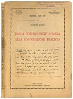 Dalla corporazione romana alla corporazione fascista