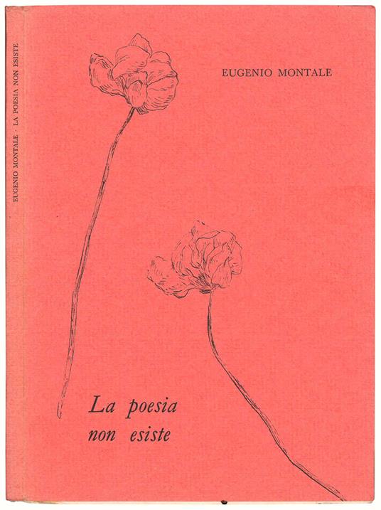 La poesia non esiste - Eugenio Montale - copertina
