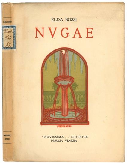 Nugae: liriche - Elda Bossi - copertina