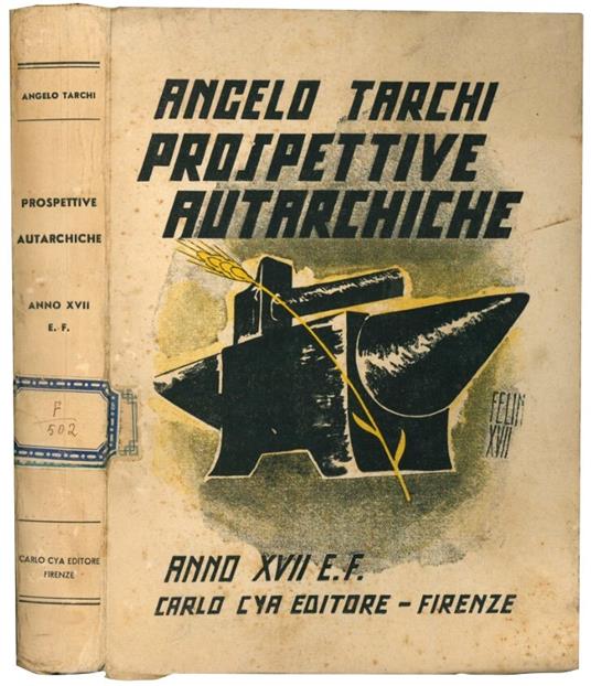 Prospettive autarchiche - Angelo Tarchi - copertina