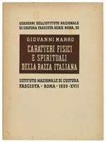 Caratteri fisici e spirituali della razza italiana