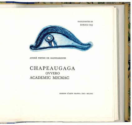 Chapeaugaga, ovvero Academic Micmac - André Pieyre de Mandiargues - copertina