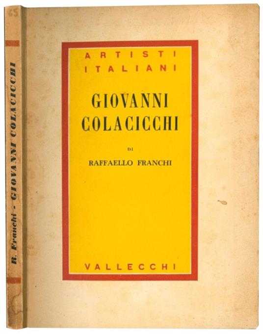 Giovanni Colacicchi - Raffaello Franchi - copertina