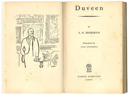 Duveen - Behrman Samuel N. - copertina