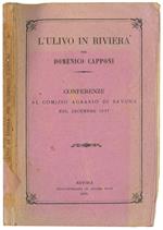 L' ulivo in riviera: conferenze al Comizio agrario di Savona nel dicembre 1877