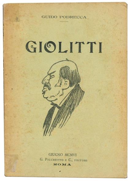 Giolitti - Guido Podrecca - copertina