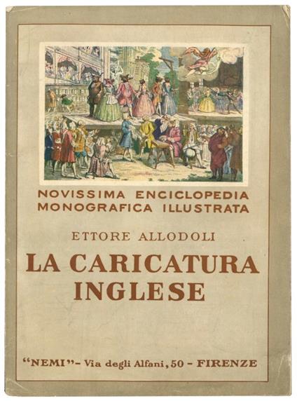 La caricatura inglese - Ettore Allodoli - copertina