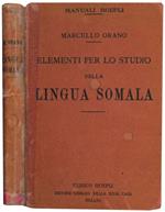 Elementi per lo studio della lingua somala