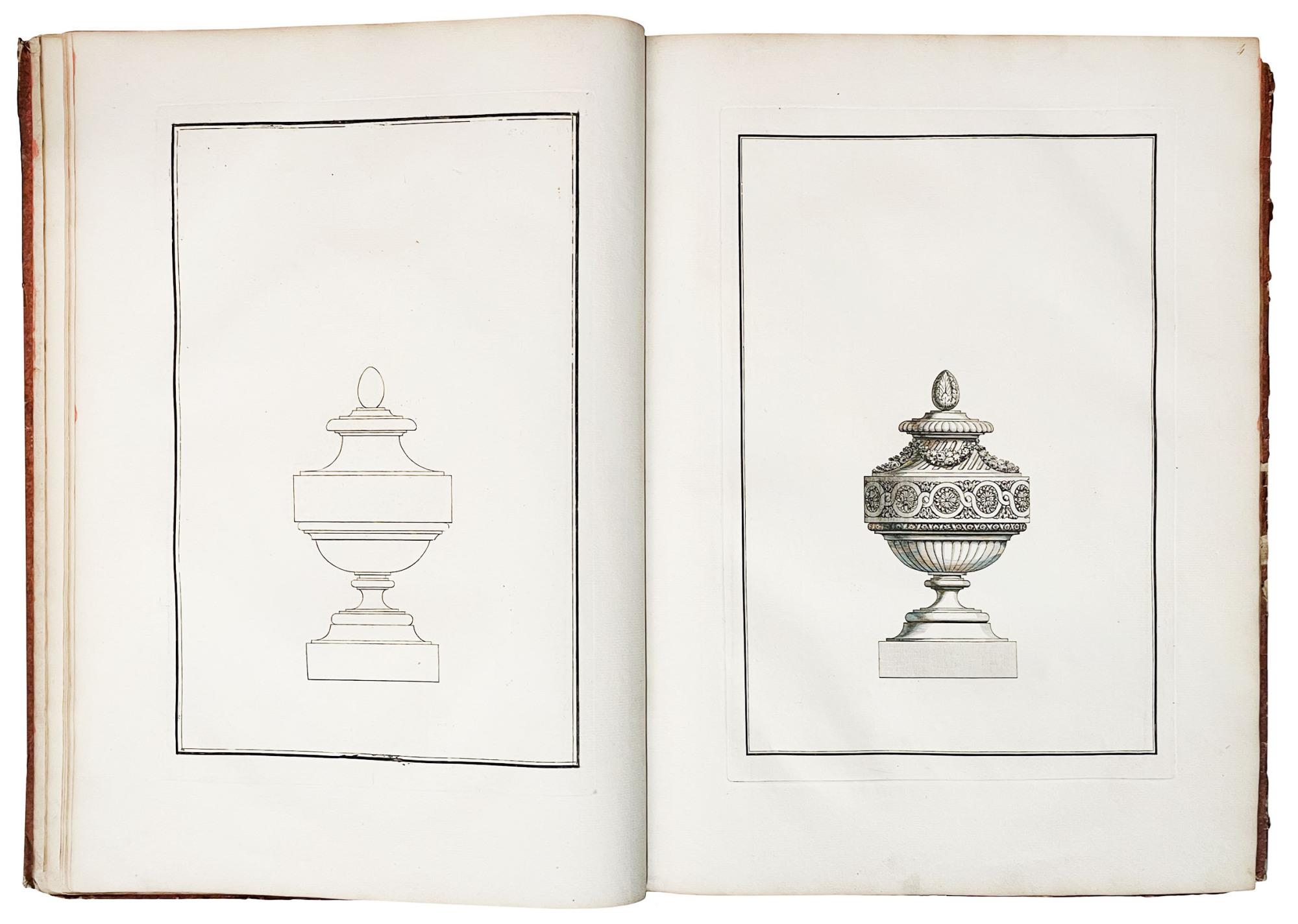 Collection de Vases Inventés, et Dessinés. Par M.r de Fontanieu. Intendant et Contrôleur Géné.ral des Meubles de la Couronne. Cette Collection a été faite pour Servir aux Tourneurs et à Ceux qui Ornent les Vases, Comme Fondeurs et Ciseleurs. & c. en