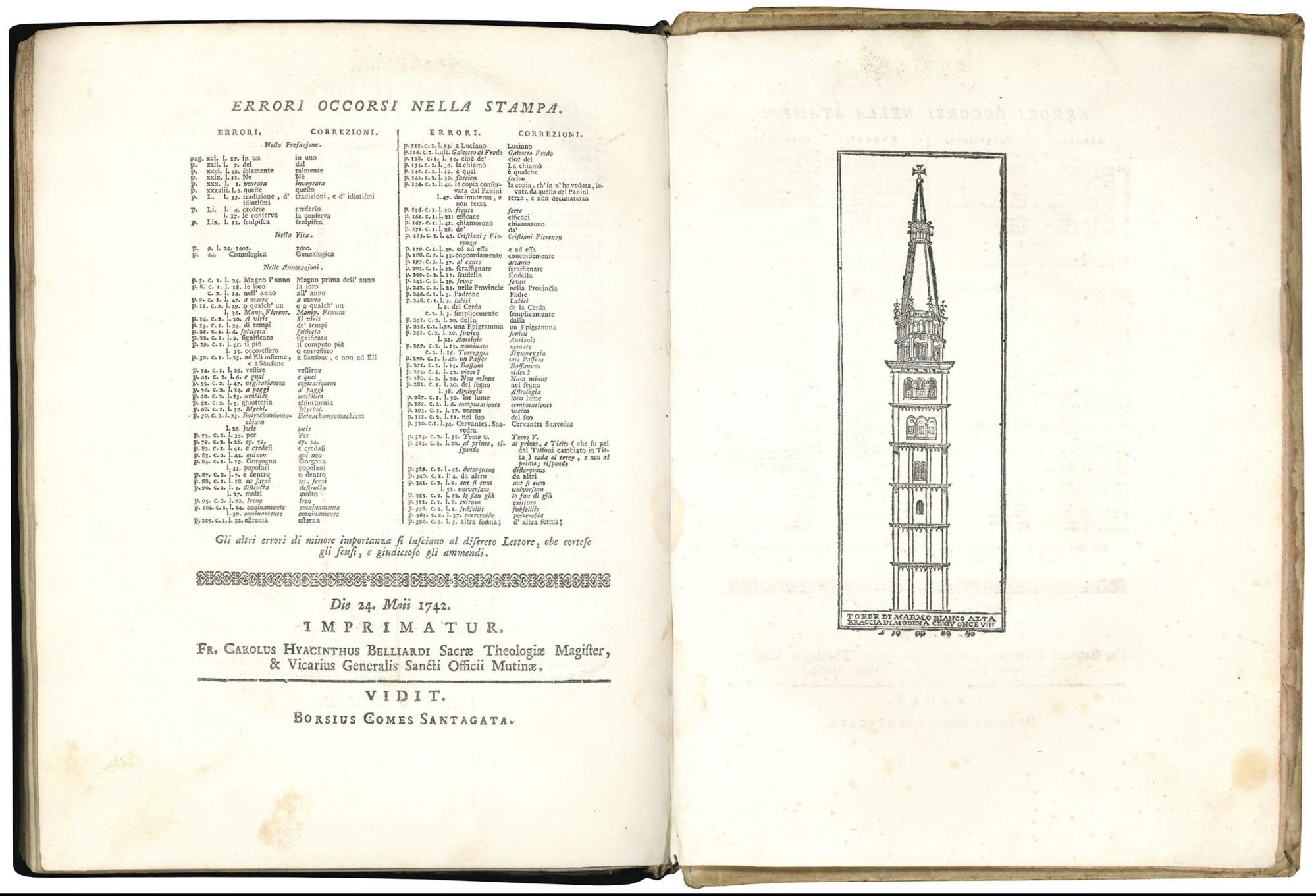 La secchia rapita poema eroicomico di Alessandro Tassoni patrizio modenese, colle dichiarazioni di Gaspare Salviani romano, s'aggiungono la prefazione, e le annotazioni di Giannandrea Barotti ferrarese le varie lezioni de' testi a penna, e di molte