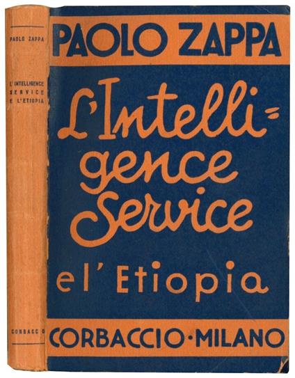 L' intelligence service e l'Etiopia - Paolo Zappa - copertina