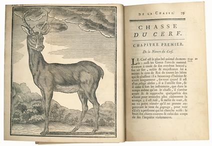 L' École de la chasse aux chiens courans, par Mr Le Verrier de la Conterie, ecuyer, d'Amigny, les Aulnets, &c. Précédée d'une Bibliothèque historique & critique des Théreuticographes. Première [-seconde] partie - copertina
