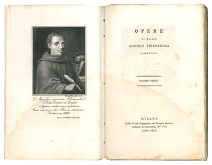 Opere di messer Agnolo Firenzuola fiorentino. 5 volumi - Agnolo Firenzuola - copertina