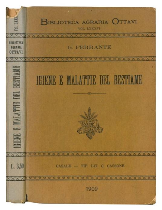 Igiene e malattie del bestiame - Giorgio Ferrante - copertina
