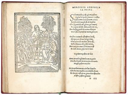 Stanze di Messer Angelo Politiano comintiate per la Giostra del Magnifico Giuliano di Piero de Medici. Colophon: Stampate nella inclita Città di Venetia per Nicolo d'Aristotele detto Zopino nel Anno M.D.XXXVII. del mese di Febraro - Angelo Poliziano - copertina
