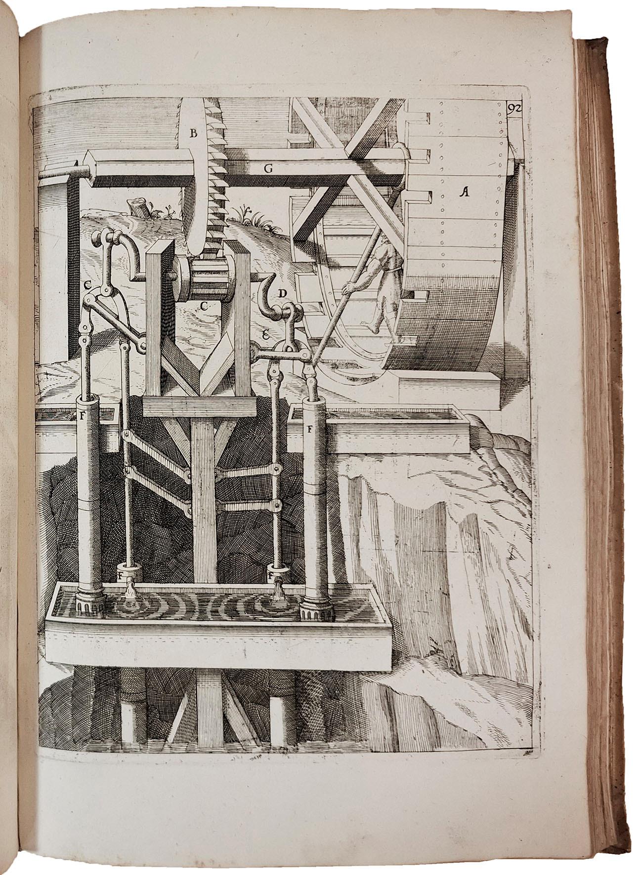 Theatrum machinarum novum, exhibens aquarias, alatas, iumentarias, manuarias pedibus, ac ponderibus versatiles, plures, et diversas molas [...] Per Georgium Andream Bocklerum, architectum & ingeniarum. Ex Germania in Latium recens translatum opera R