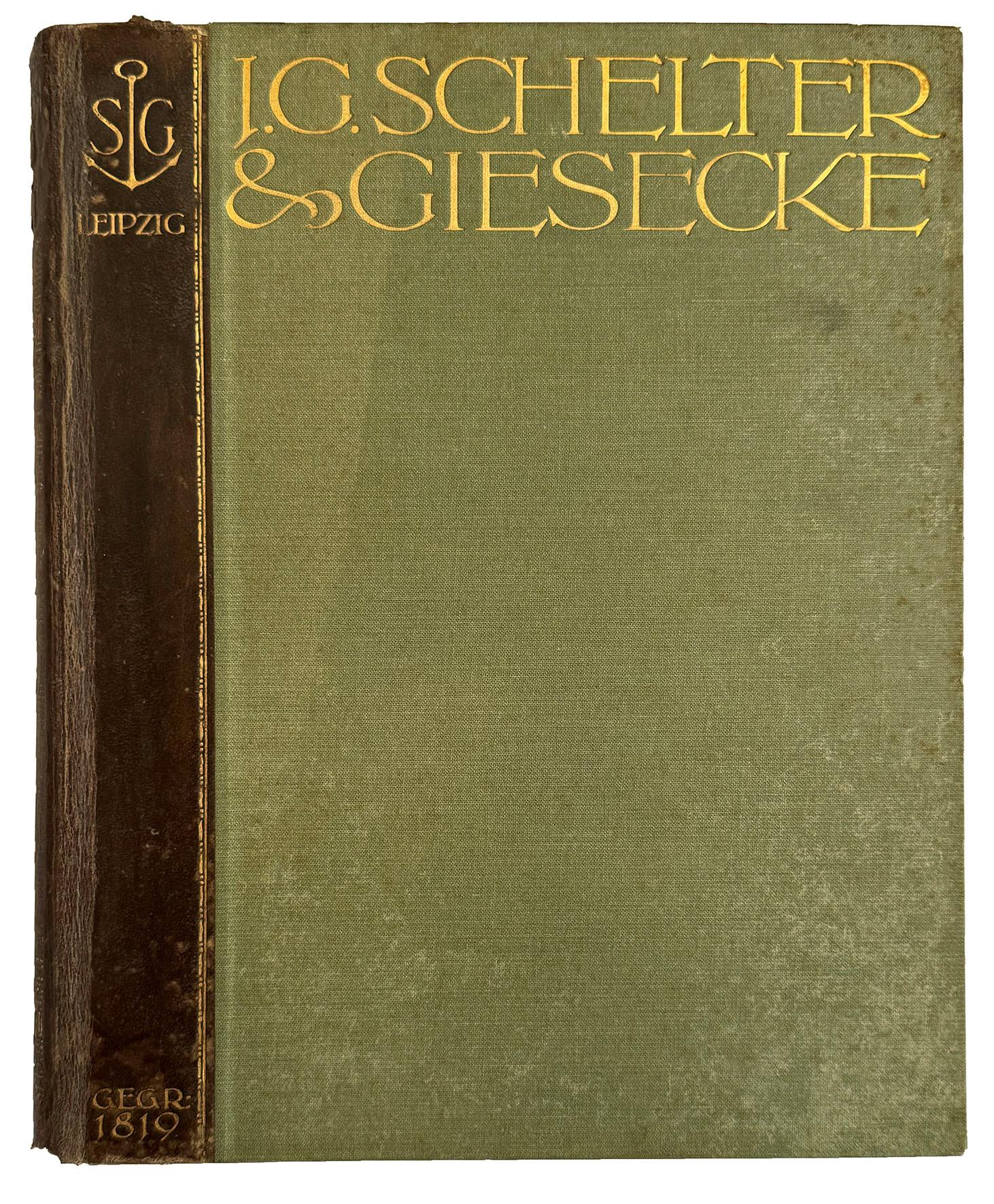 Hauptprobe J.G. Schelter & Giesecke Leipzig. 1.Band ~ Schriften Messinglinien usw