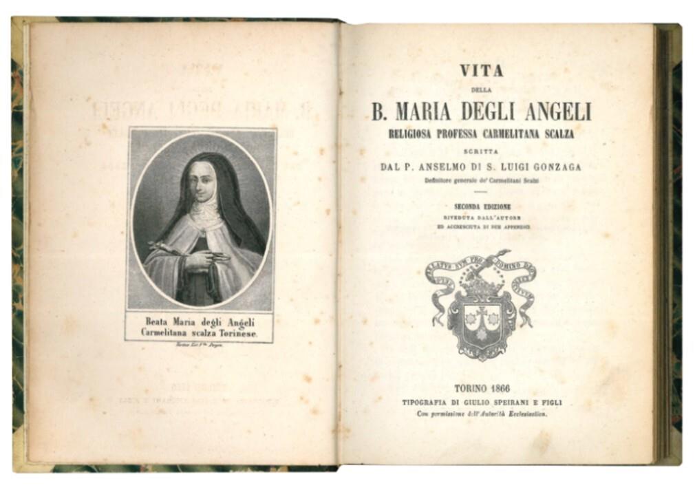 Vita della B. Maria degli Angeli religiosa professa carmelitana scalza