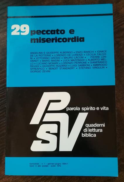 Peccato e misericordia - Giuseppe Alberigo - copertina