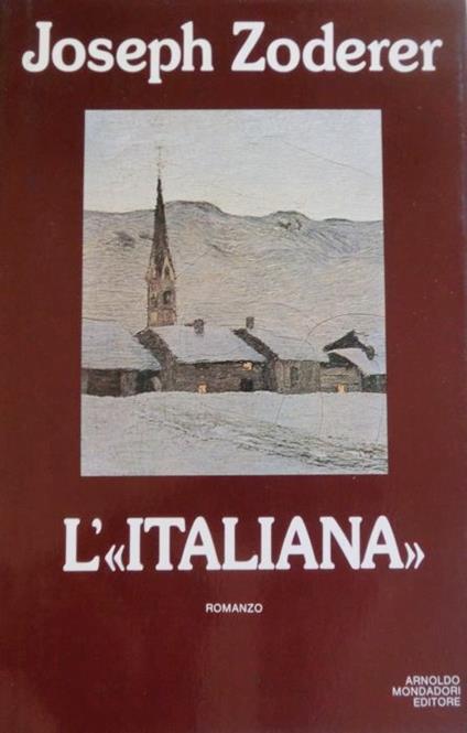 L' italiana - Joseph Zoderer - copertina