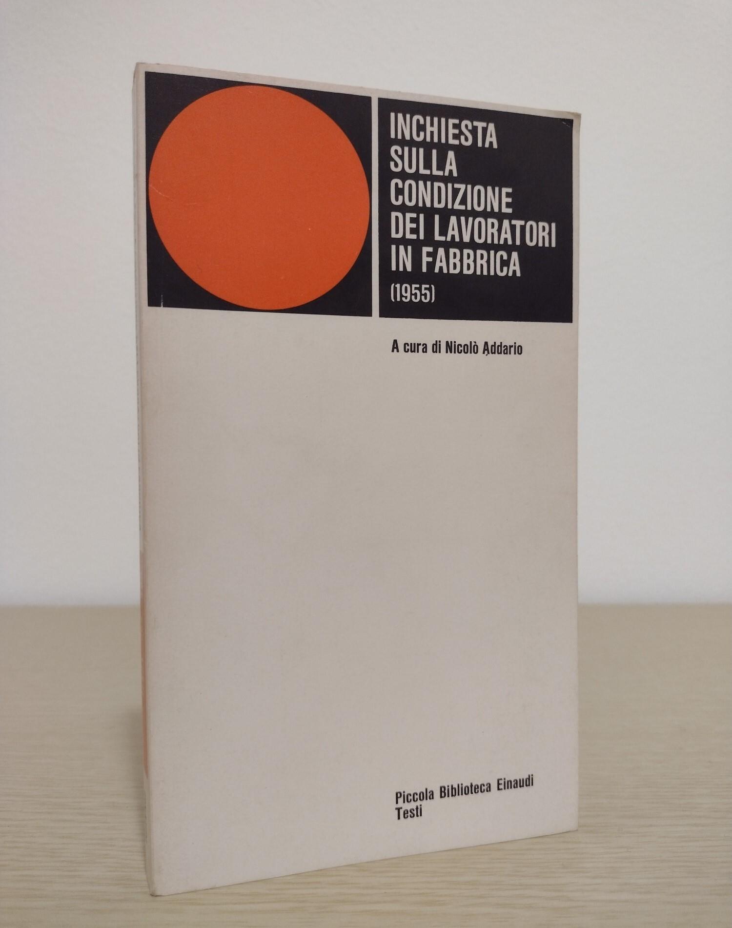 Inchiesta sulla condizione dei lavoratori in fabbrica