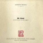De Kate: dal libro di racconti «La valle dei giganti»