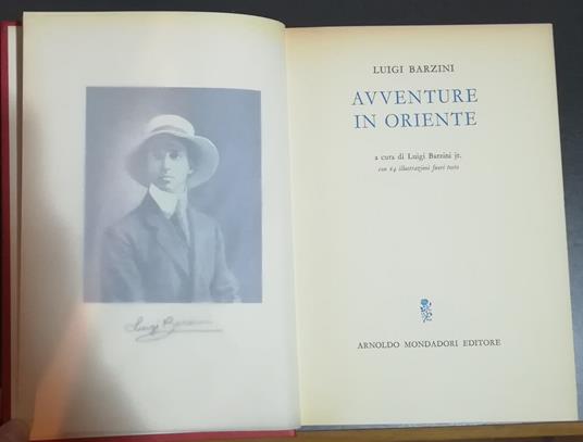 Avventure in oriente - Luigi Barzini - copertina