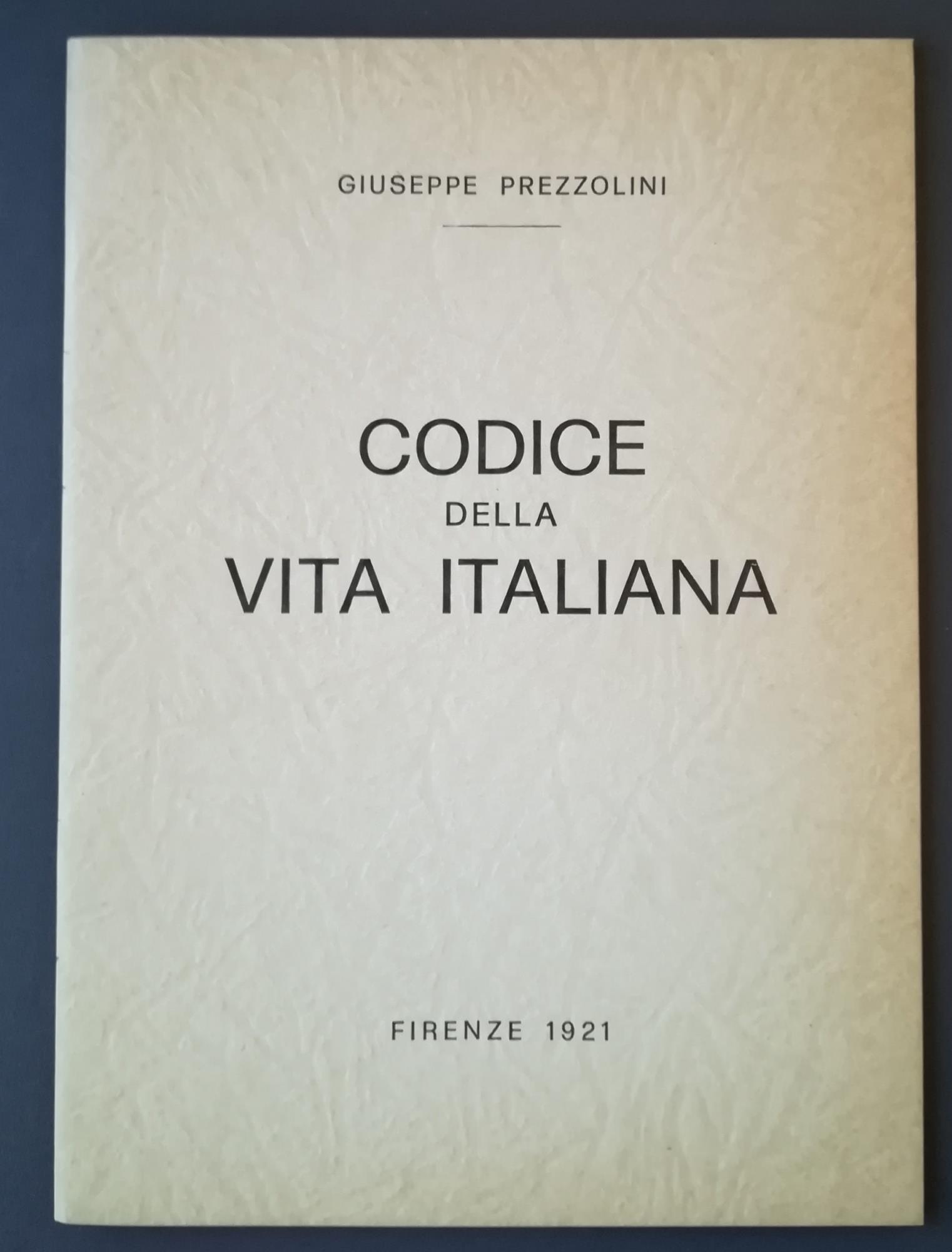 Codice della vita italiana
