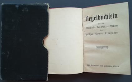 Regelbüchlein für Mitglieder des dritten Ordens vom heiligen Franziskus - copertina