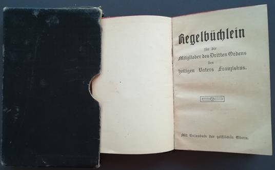 Regelbüchlein für Mitglieder des dritten Ordens vom heiligen Franziskus - copertina