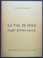 La Val di Sole negli ultimi secoli