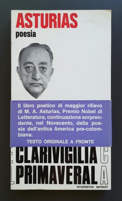 Chiarivigilia di primavera - Miguel Ángel Asturias - copertina