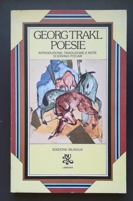 Poesie - Georg Trakl - copertina