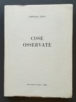 Cose osservate