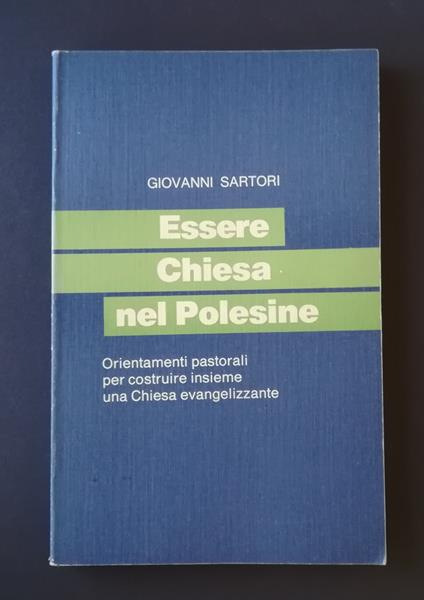 Essere Chiesa nel Polesine: orientamenti pastorali per costruire insieme una Chiesa evangelizzante - Giovanni Sartori - copertina
