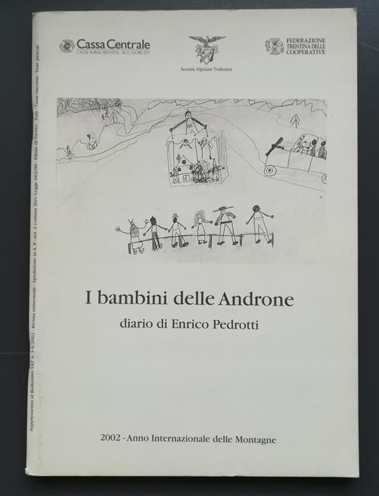 I bambini delle Androne: diario dedicato ai figli Cristina, Luca e Marco - Enrico Pedrotti - copertina