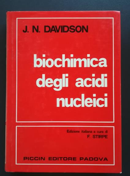 Biochimica degli acidi nucleici - James Norman Davidson - copertina
