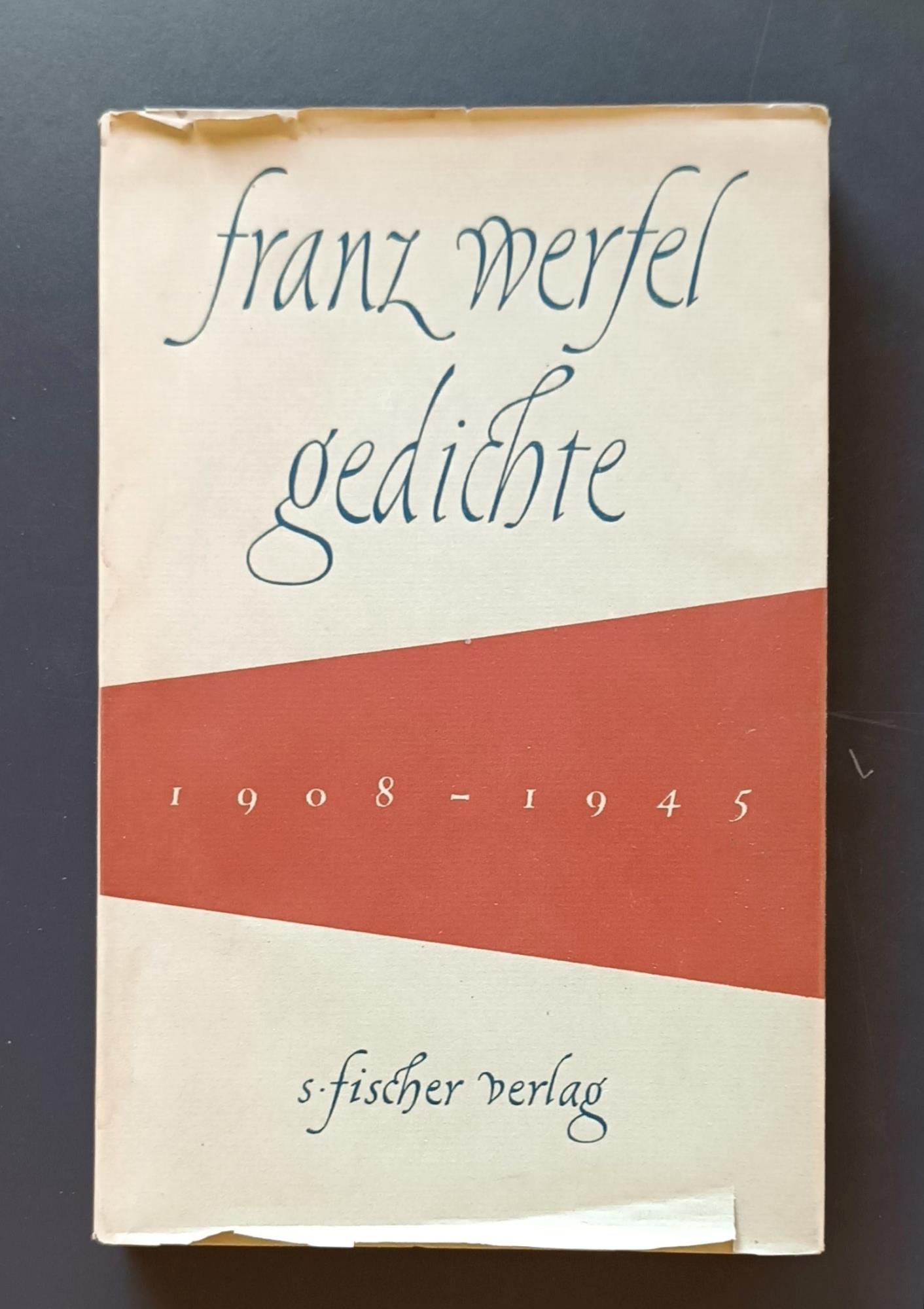 Gedichte aus den Jahren 1908-1945
