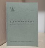 Elenco generale dei sacerdoti parrocchie e istituzioni religiose [1972]