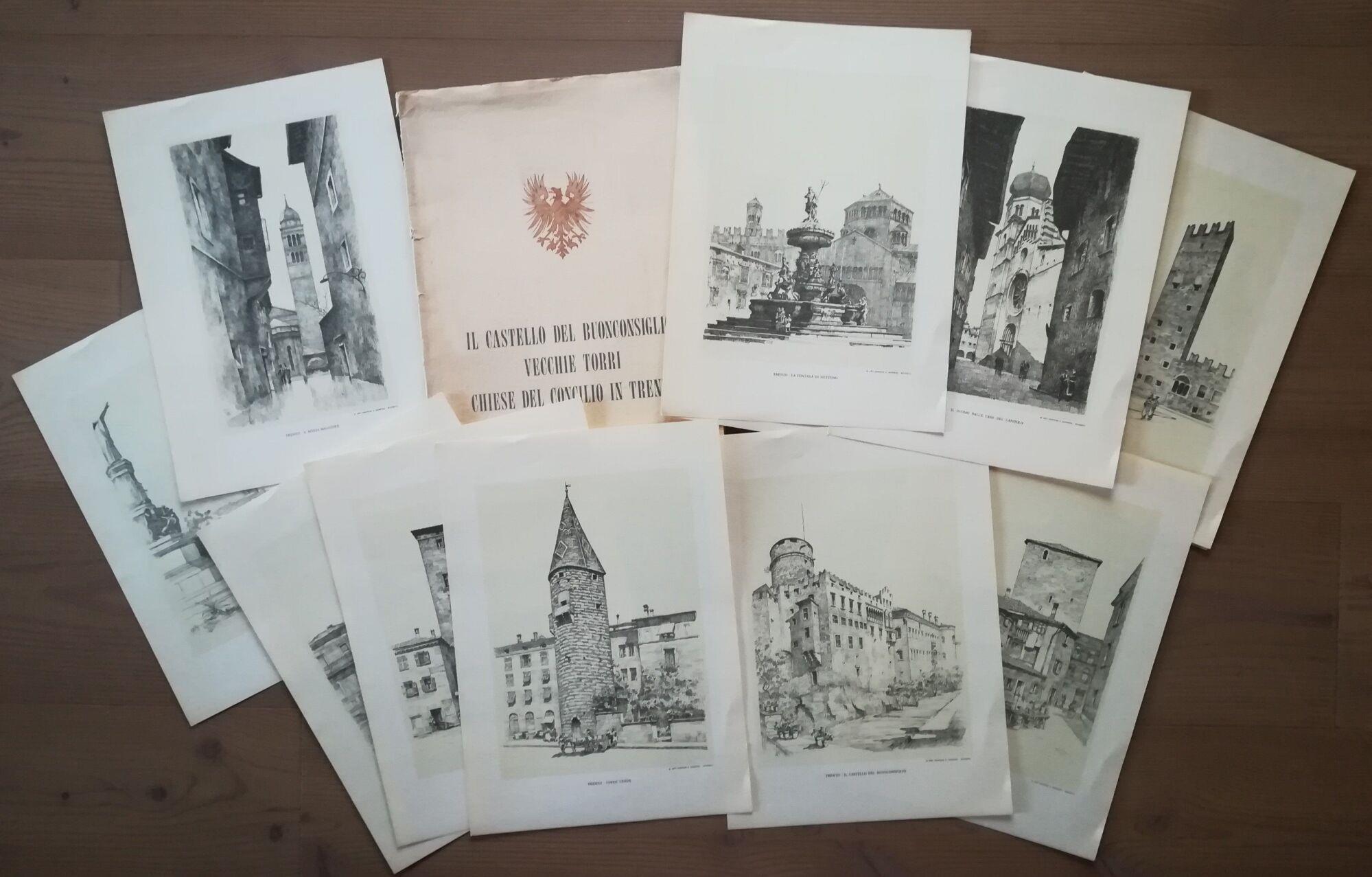 Il Castello del Buonconsiglio, vecchie torri, chiese del Concilio in Trento