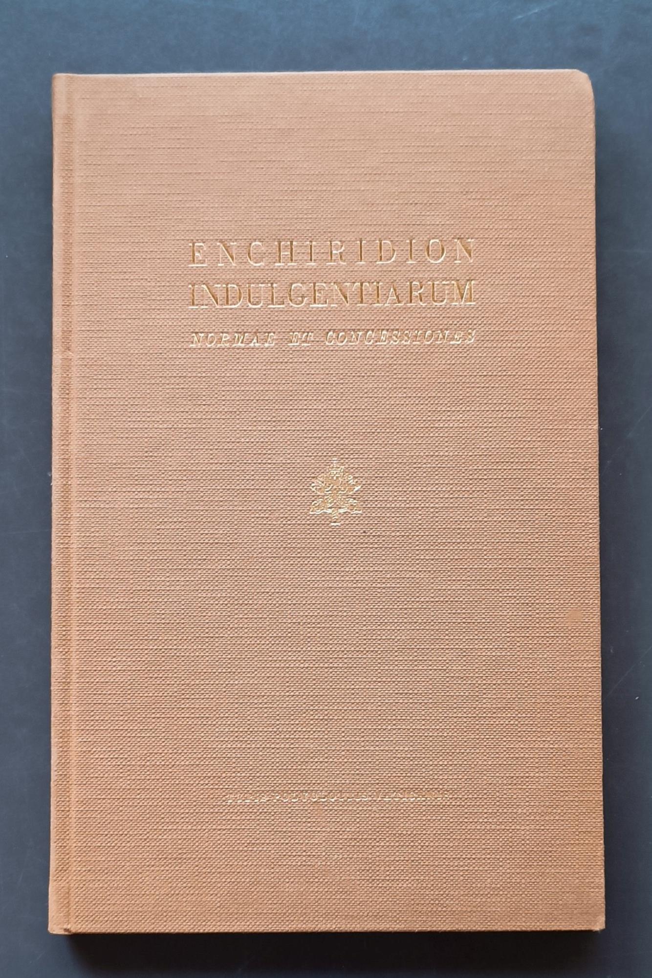 Enchiridion indulgentiarum: normae et concessione