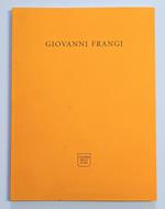 Giovanni Frangi: Viaggio in Italia