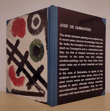 José de Guimarães: paper sculptures 1986 - Renato Cardazzo - copertina